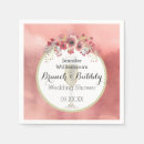 Recherche de floral wedding serviettes Bride