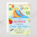 Suche nach sommergeburtstags party einladungen Wasserrutsche