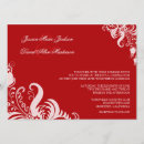 Recherche de grenat rouge invitations Élégant