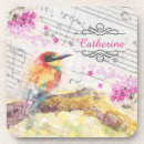 Suche nach vintager vogel untersetzer Personalisiert