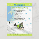 Recherche de luge invitations Fête d'anniversaire