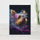 Suche nach yorkie hund karten Blau