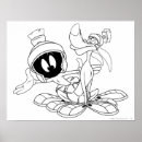 Recherche de marvin the martian posters Looney tune caractère