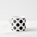 Recherche de pois noir et blanc tasses Motif
