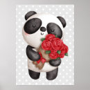 Suche nach panda poster Schwarz weiß
