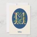 Recherche de fleur de lis monogram invitations Monogramme