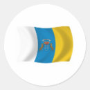 Recherche de canna autocollants Drapeau des îles canaries
