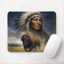 Recherche de chef indien tapis souris Homme