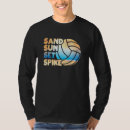 Recherche de volleyball drôle tshirts Sable