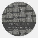 Recherche de lignes géométriques autocollants Élégant