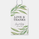 Recherche de bridal shower étiquettes cadeau Aquarelle verdure