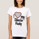 Recherche de husky femme tshirts Noir et blanc