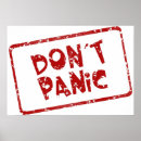 Suche nach panik poster Nicht