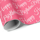 Recherche de anniversaire de corail papier cadeau Rose