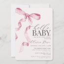 Recherche de pastel pink baby shower fille invitations Baby girl