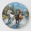 Recherche de tête de cheval horloges Nature