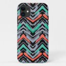 Recherche de chevron turquoise iphone coques Abstrait
