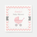 Recherche de chevron rose serviettes Baby shower