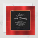 Recherche de black gold red anniversaire invitations Glacer