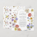 Recherche de carrées baptême invitations Floral