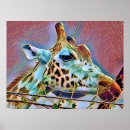 Suche nach abstrakte giraffe poster Giraffen