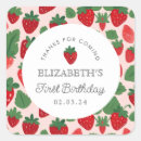 Suche nach strawberry aufkleber Rot