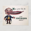 Recherche de dents cartes postales Bizarre