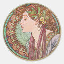 Suche nach kunst nouveau aufkleber Mucha