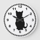 Recherche de chat halloween horloges Noir