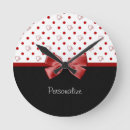 Recherche de point rouge horloges Pois