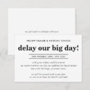 Recherche de jour du mariage invitations Annulé