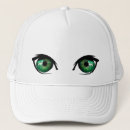 Recherche de yeux de casquettes Vert