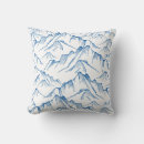 Recherche de motif montagne coussins Hiver
