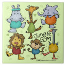 Recherche de animaux de jungle carreaux Singe