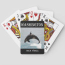 Recherche de baleines jeux de cartes Marine