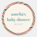 Recherche de peach baby shower Moderne