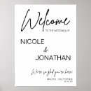 Suche nach willkommensschild hochzeits poster Minimalistisch