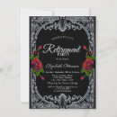 Recherche de red rose 16ans anniversaire invitations Noir