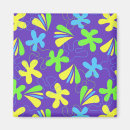 Recherche de floral bleu et vert magnets Moderne