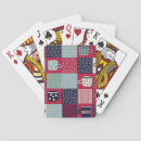 Recherche de motif patchwork jeux de cartes Arrière plan