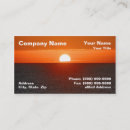 Suche nach sonnenaufgang in meer visitenkarten Natur