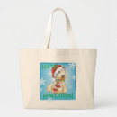 Recherche de noël de terrier sacs Chapeau santa
