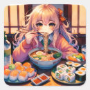 Recherche de fille japonaise autocollants Ramen