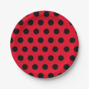 Recherche de dame de point de polka Rouge