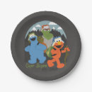 Recherche de oscar the grouch sesame street assiettes Cookie monster