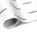 Recherche de noir blanc papier cadeau Nom