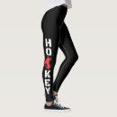 Recherche de hockey leggings Rouge