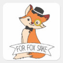Recherche de renard noir autocollants Toute personne