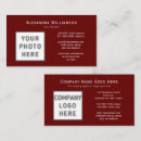 Suche nach bordeaux rot visitenkarten Business