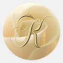 Recherche de monogrammes de k autocollants Blanc